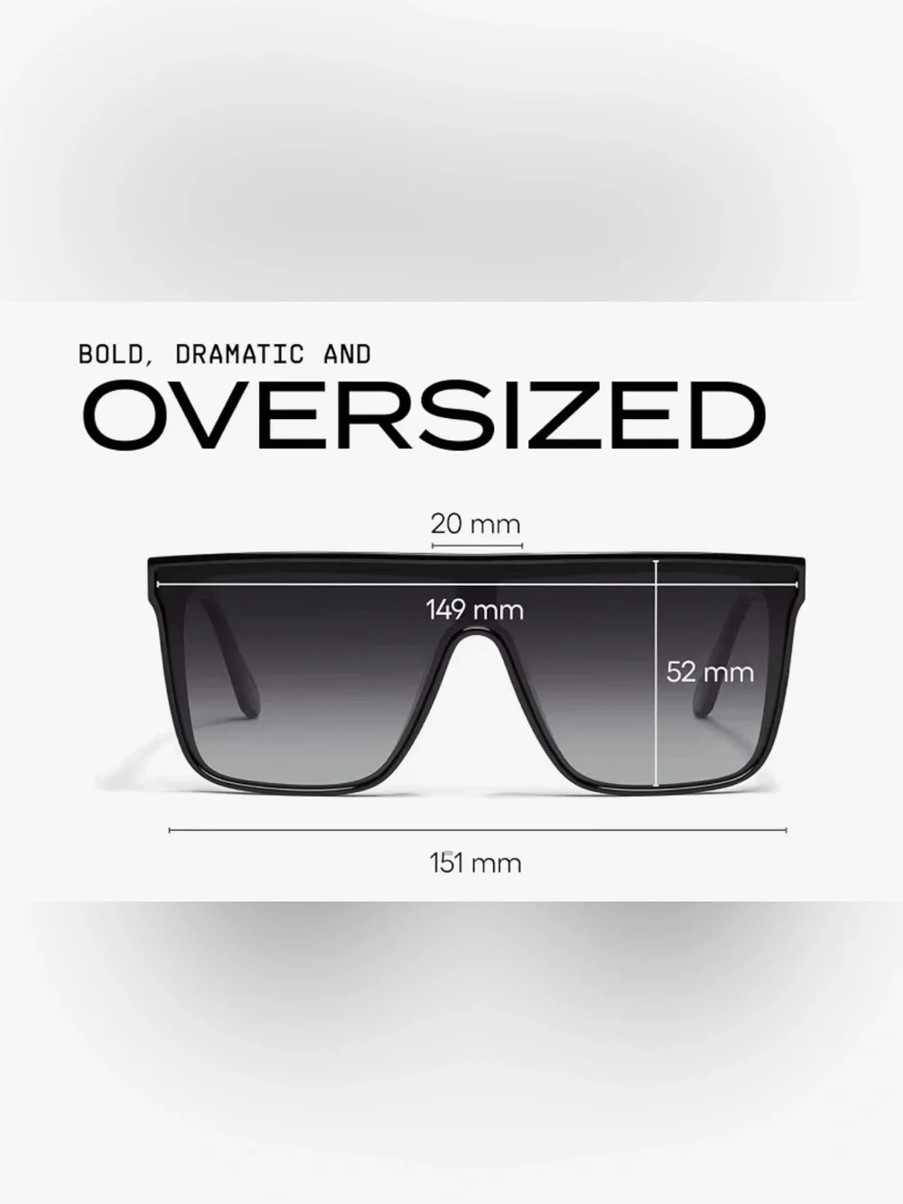 QUAY Nightfall Oversized Sunglasses